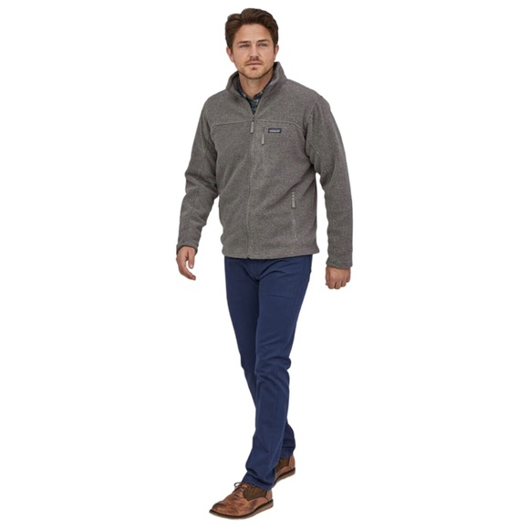 Patagonia Men's Nickel Classic Synchilla Full Zip Fleece Jacket In Gray Size: XL - Picture 4 of 15